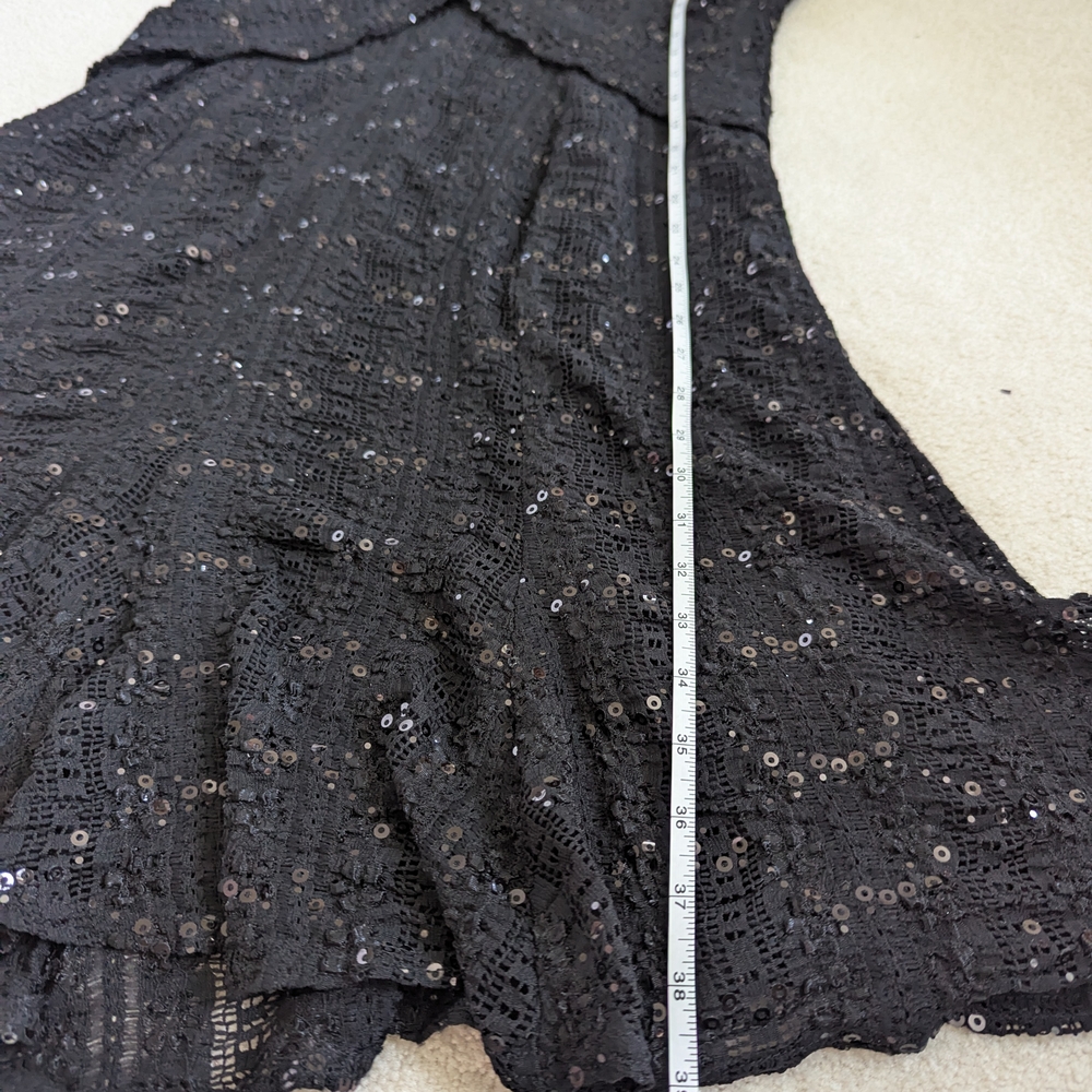 Joseph Ribkoff Black Textured Mini Dress - Picture 6 of 7
